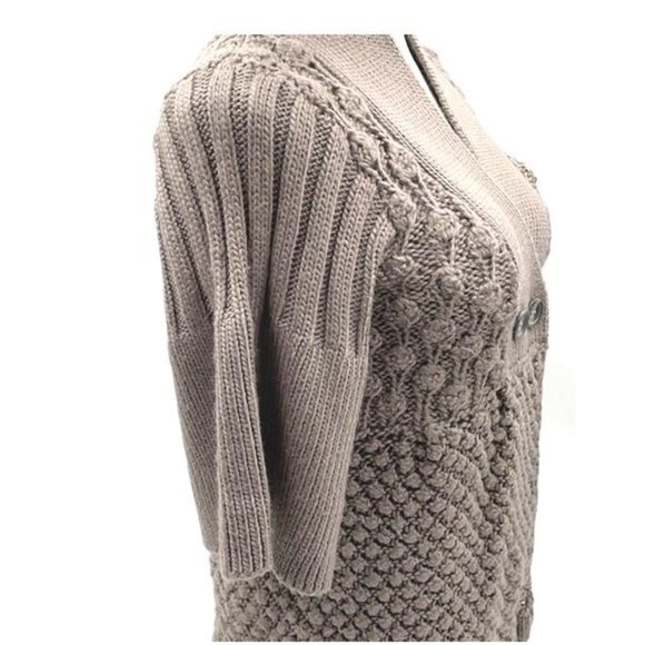 Design History Gray Knit Sweater Top 3/4 Sleeve - Picture 6 of 13